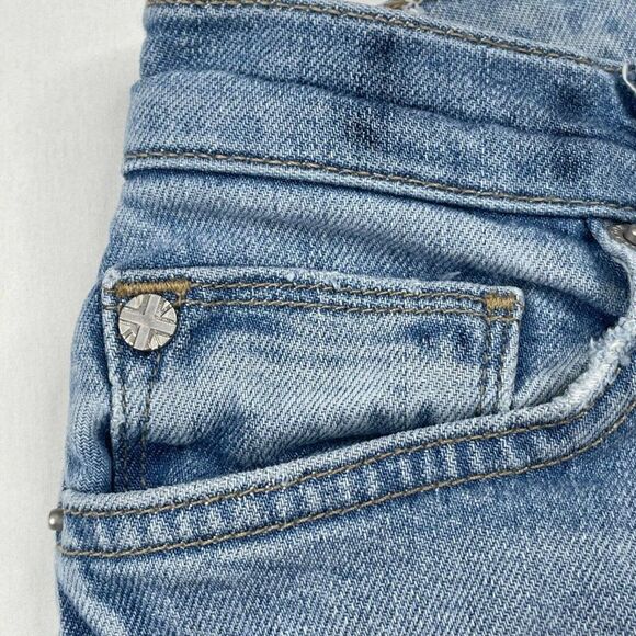 HUDSON Riley Relaxed Straight Leg Crop Distress Jean - Picture 13 of 15